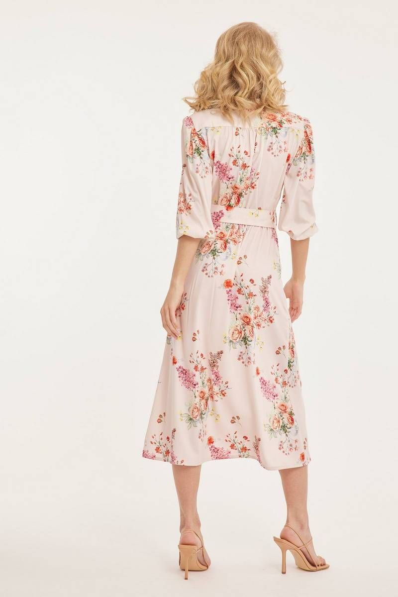 Floral belted dress SHELBY